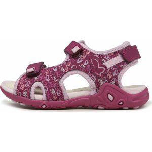 Sandály Geox J Sandal Whinberry G J35GRD0CE15CP8E8 S Dk Raspberry/Pink