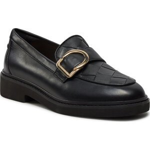 Loafersy Clarks Splend Penny 26176778 Black Leather