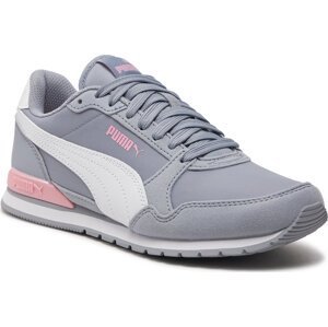 Sneakersy Puma St Runner V3 384857-27 Gray Fog/Puma White/Pink Lilac