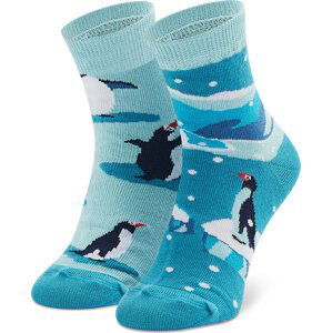 Vysoké dětské ponožky Todo Socks The Penguins Multicolor