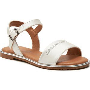 Sandály Calvin Klein Jeans Flat Sandal V3A2-80824-1688 M Off White 530