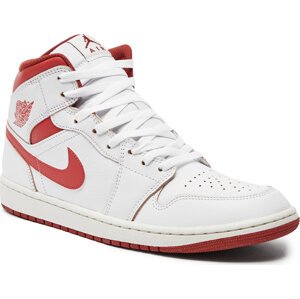 Boty Nike Air Jordan 1 Mid Se FJ3458 160 White/Lobster/Dune Red/Sail