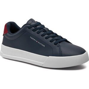 Sneakersy Tommy Hilfiger Th Court Leather FM0FM04971 Desert Sky DW5