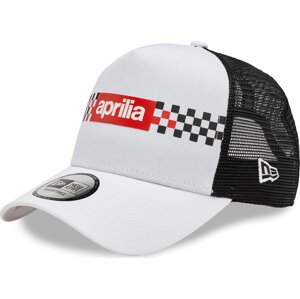 Kšiltovka New Era Checker Print Trucker Aprilia 60435563 Bílá