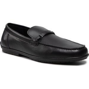 Mokasíny Calvin Klein Driving Shoe Metal HM0HM00430 Triple Black 00U