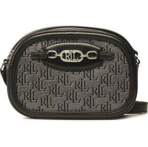 Kabelka Lauren Ralph Lauren Jordynn 20 431883374001 Gnmtl/Blk