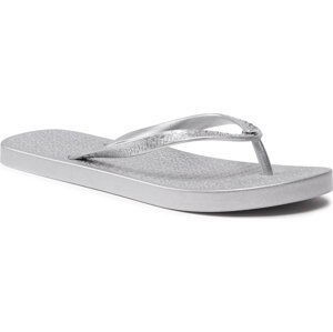 Žabky Tommy Hilfiger Metallic Flat Beach Sandal FW0FW06445 Silver 0IM