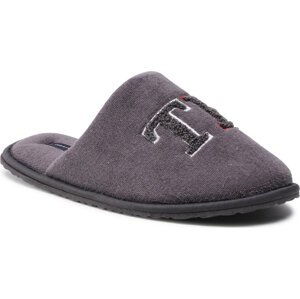 Bačkory Tommy Hilfiger Th Towelling Homeslipper FM0FM03883 Dark Ash PTY