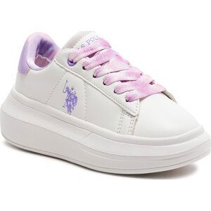 Sneakersy U.S. Polo Assn. Helis HELIS013A/4Y2 Whi/Lil01