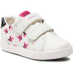 Plátěnky Geox B Kilwi Girl B45D5D 08554 C1441 S White/Fluofuchsia