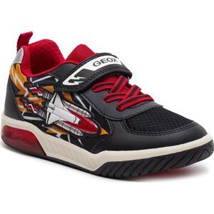 Sneakersy Geox J Inek Boy J459CB 011BC C0048 D Black/Red