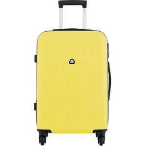 Velký kufr Semi Line T5629-6 Žlutá