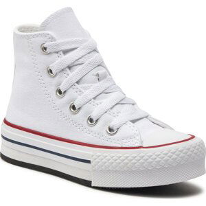 Plátěnky Converse Chuck Taylor All Star Eva Lift Canvas Platform 372860C White/Garnet/Navy