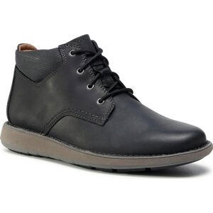 Kotníková obuv Clarks Un Larvik Top2 261550797 Black Leather