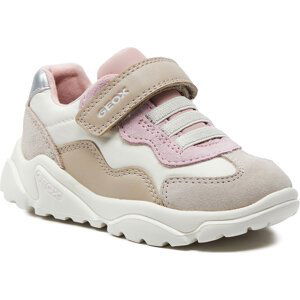 Sneakersy Geox B Ciufciuf Girl B455QB 0FU22 C1M8J S Lt Ivory/Dk Rose