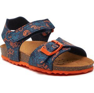 Sandály Geox J Ghita Boy J028LB 0006A C0659 M Navy/Orange