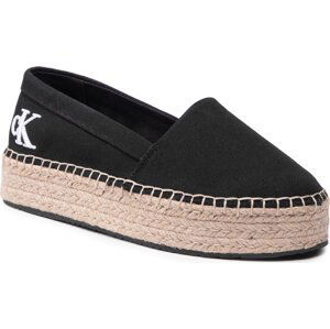 Espadrilky Calvin Klein Jeans Flatform Espadrille YW0YW00661 Black BDS