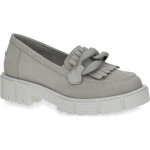 Loafersy Caprice 9-24757-20 Lt Grey Nubuc 217