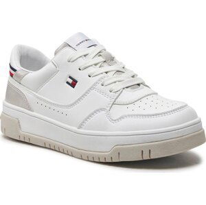 Sneakersy Tommy Hilfiger T3A9-33212-1355 Bianco/Argento X025