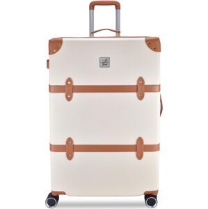 Velký kufr Semi Line T5670-4 Bílá