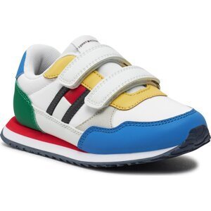 Sneakersy Tommy Hilfiger Flag Cut Velcro T1B9-33374-1695 S Multicolor Y913