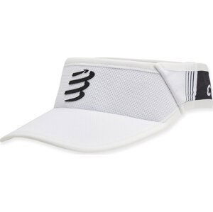 Kšilt Compressport Visor Ultralight XHWU3890002 White/Black