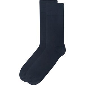 Pánské klasické ponožky Lasocki 2MB-001-SS23 (1-pack) 42-44 Tmavomodrá