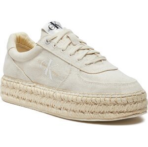 Espadrilky Calvin Klein Jeans Espadrille Sneaker Cs Btw YW0YW01437 Creamy White/Bright White 0F9