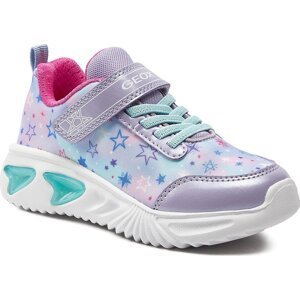 Sneakersy Geox J Assister Girl J45E9B 02ANF C8888 S Lilac/Watersea