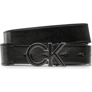 Dámský pásek Calvin Klein Re-Lock Saff Ck 3cm Belt Saff K60K609982 Černá