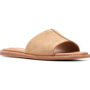 Nazouváky Clarks Karsea Mule 26166690 Light Tan Suede