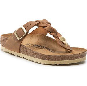 Žabky Birkenstock Gizeh Braided 1021355 Cognac