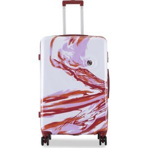 Velký kufr Semi Line T5654-3 Růžová