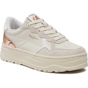 Sneakersy Pepe Jeans Kore Sun W PLS00009 Oyster White 805