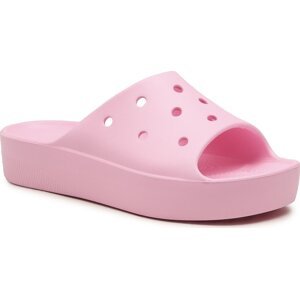 Nazouváky Crocs Classic Platform Slide 208180 Flamingo