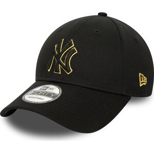 Kšiltovka New Era Metallic Outline 940 Nyy 60435135 Černá