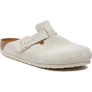 Nazouváky Birkenstock Boston 1024731 Modern Suede Antique White