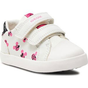 Plátěnky Geox B Kilwi Girl B45D5D 08554 C1441 M White/Fluofuchsia