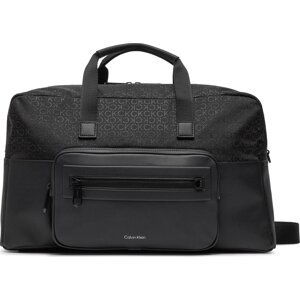 Taška Calvin Klein Ck Elevated K50K511751 Jacquard Mono Black 0GK