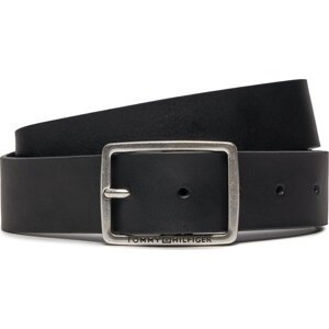 Pánský pásek Tommy Hilfiger Jeans Buckle 3.5 AM0AM12176 Black BDS