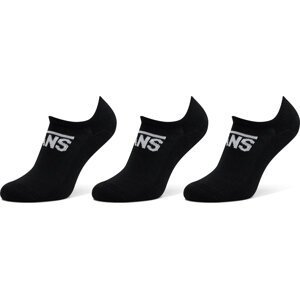 Sada 3 párů pánských ponožek Vans Classic Kick VN000F0ZBLK1 Black