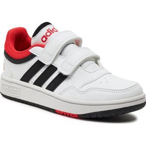 Boty adidas Hoops Lifestyle H03863 White/Black/Red