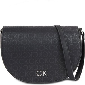 Kabelka Calvin Klein Ck Daily Saddle Bag_Epi Mono K60K611879 Black Epi Mono 0GJ