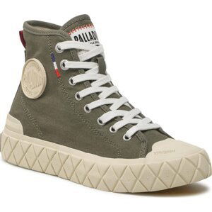 Plátěnky Palladium Palla Ace Cvs Mid 77015-325-M Olive Night