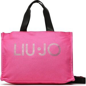 Kabelka Liu Jo L Tote Canvas Logo S 2A3113 T0300 Lampone Light 72627