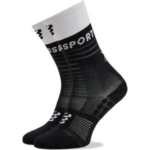 Klasické ponožky Unisex Compressport Mid Compression V 2.0 SQTU3549002 Black/White