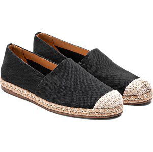 Espadrilky Kazar Kamelia 37814-TK-N0 Czarny