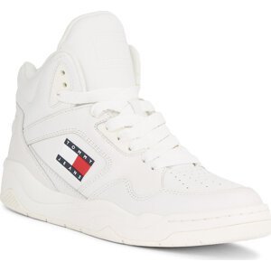 Sneakersy Tommy Jeans Tjw New Basket Mc EN0EN02493 Ecru YBL