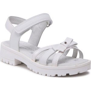 Boty Lumberjack SANDAL WITH BOW WHITE