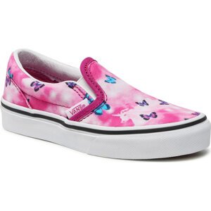 Tenisky Vans Classic Slip-On VN0A7Q5GARP1 (Butterfly Dream) Fuchsia